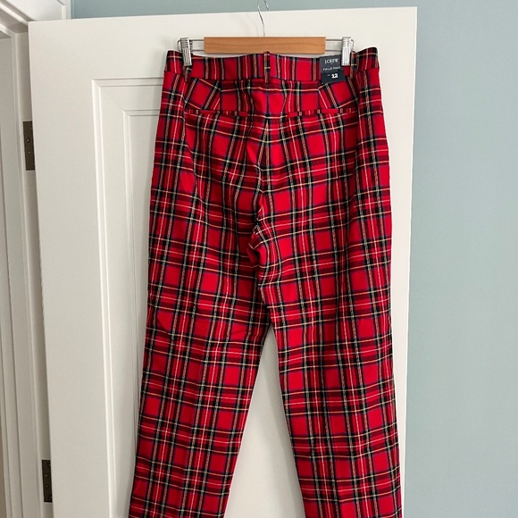 J. Crew Factory plaid Kallie Pant, Size 12 - Picture 4 of 5
